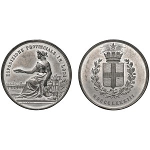 Cities medals - LODI Medaglia 1883 Esposizione Provinciale di...
