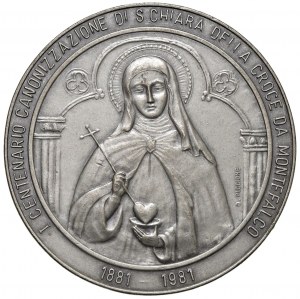 Cities medals - MONTEFALCO. Medal 1981 I Centennial of the ...