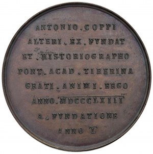 Cities medals - ROME Pontifical Tiber Academy since 1813 M...