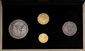 Cities medals - SAN MARINO Repubblica Set di 4 pezzi 1975 Ant...