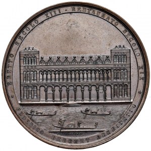 Cities medals - VENICE Medal 1869 for the restoration of the Fon...