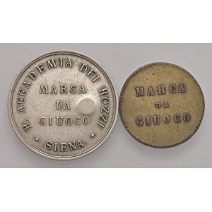 Various medals - SIENA Accademia dei Rozzi - Interessante lott...