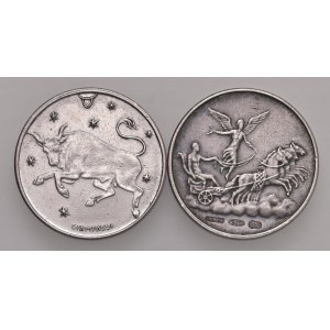 Various medals - Gettoni del Zodiaco - Opus: Giampaoli - AG (g...