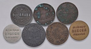 Various medals - Lot of seven tokens as pictured. For examination...