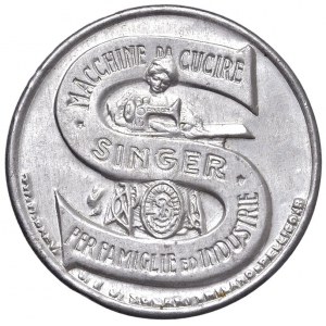 Various medals - GETTONE Macchine da cucinre Singer, con franc...