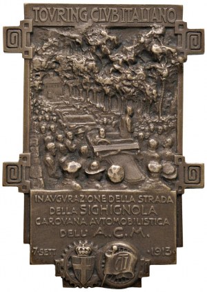 Various medals - Tourin Club Italiano Plaque uniface 1913 ...