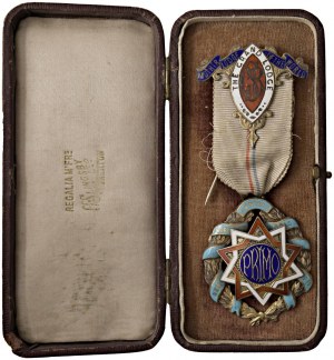 Masonic decorations and objects - MASSONERY. Decorations with 20th-century enamels....