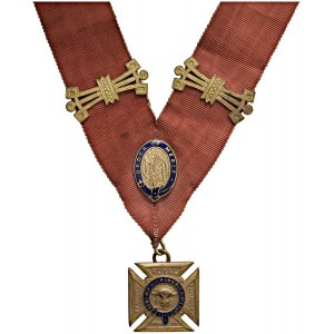 Masonic decorations and objects - MASSONERIA. Decorazione a collare dell'Ordine...