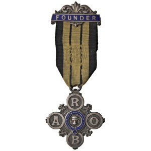 Masonic decorations and objects - MASSONERIA. Decorazione in argento e smalti 1...