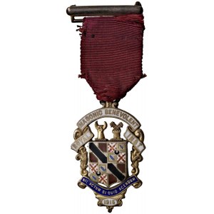 Masonic decorations and objects - MASSONERIA. Decorazione in metallo e smalti 1...
