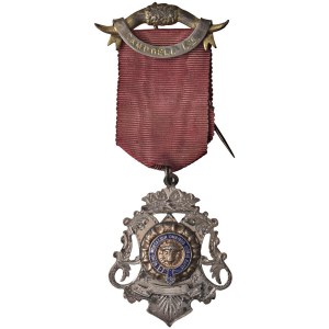 Masonic decorations and objects - MASSONERIA. Decorazione in argento e smalti 1...