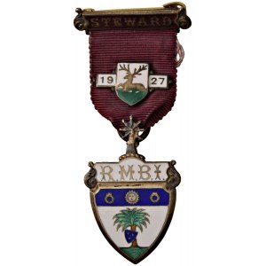 Masonic decorations and objects - MASSONERIA. Decorazione in metallo e smalti 1...