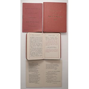 Masonic decorations and objects - MASSONERIA. Lotto di 4 libretti massonici ing...