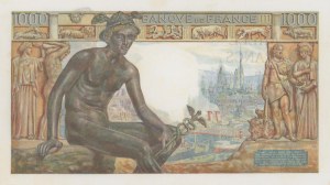 Foreign Banknotes - FRANCE 1000 Francs 28-01-1943 pick#102...
