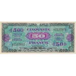 Foreign Banknotes - FRANCIA 50 Francs occupazione Alleata 1944 pi...
