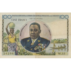 Foreign Banknotes - FRENCH EQUATORIAL AFRICA/CAMEROUN 100 Francs ...