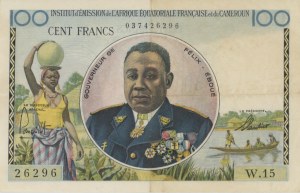 Foreign Banknotes - FRENCH EQUATORIAL AFRICA/CAMEROUN 100 Francs ...