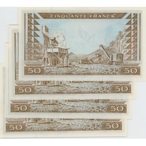 Foreign Banknotes - GUINEA 50 Francs 1960 pick#12a 4 esemplari co...