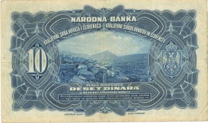 Foreign Banknotes - JUGOSLAVIA 10 Dinara 01-11-1920 pick#21a...