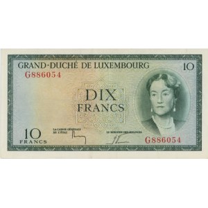 Foreign Banknotes - LUSSEMBURGO 10 Francs 1954 pick#48a...