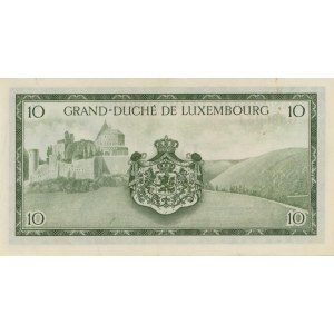 Foreign Banknotes - LUSSEMBURGO 10 Francs 1954 pick#48a...