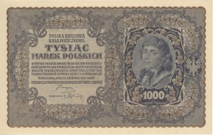 Foreign Banknotes - POLAND 1,000 Marek 1919 pick#29...