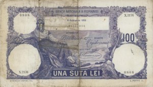 Foreign Banknotes - ROMANIA 100 Lei 1921 pick#21a...