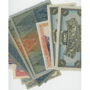 Foreign Banknotes - LOTTO di 12 banconote (Austria, Grecia e Spag...