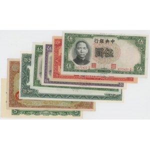Foreign Banknotes - ASIA lotto di 7 banconote (Burma, occupazione...