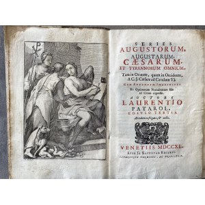 Antique numismatic books - L. Patarol, Series Augustorum, Augustarum,, C...