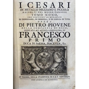Antique numismatic books - P. Piovene, I Cesari in metallo mezzano e pic...