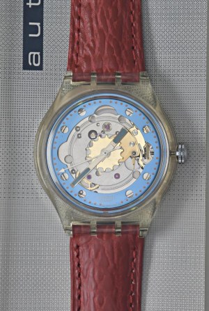 Watches - Swatch -AUTOMATIC CHARGE-. SAK101 1992 RED A...