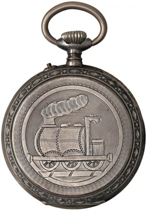 Watches - Pocket watch with double silver case...