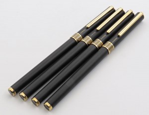 Pens - AURORA -Batch of 4 Pens- No.3 Fountain Pens; ...