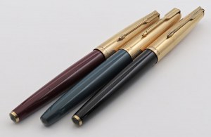 Pens - PARKER -Batch of 3 Fountain Pens- Bodies...