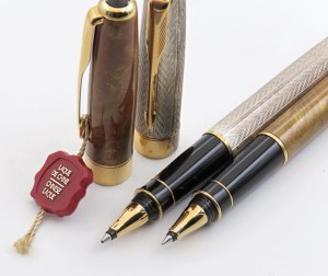 Pens - PARKER -Lot of 2 Sphere Pens- Mod. Sonnet. ...