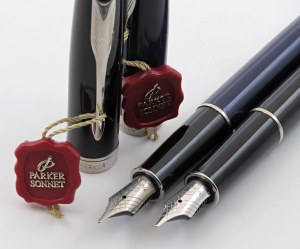 Pens - PARKER -Batch of 2 Fountain Pens- Bodies...