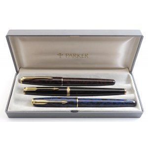 Pens - PARKER -Lotto di 3 Penne Stilografiche- Corpi...