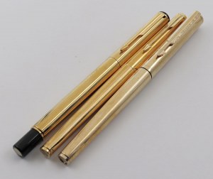 Pens - PARKER -Batch of 3 Pens- No.1 Fountain Pen and ...