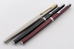 Pens - PARKER -Batch of 3 Fountain Pens- Refill...