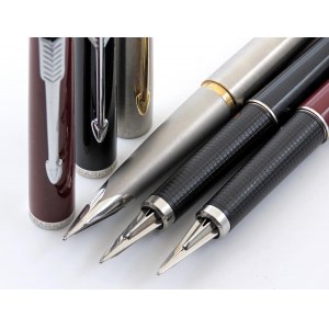 Pens - PARKER -Lotto di 3 Penne Stilografiche- Ricar...