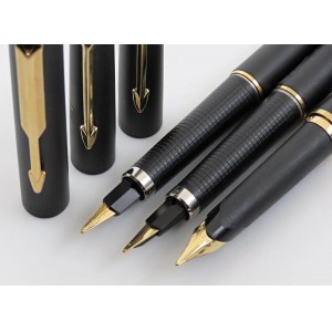 Pens - PARKER -Lotto di 3 Penne Stilografiche- Corpi...