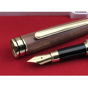 Pens - COBRA -Penna Stilografica- Corpo in legno e f...