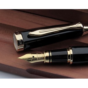Pens - OSAMA -Penna Stilografica- Corpo in resina ne...
