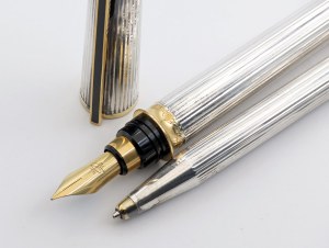 Pens - ST. DUPONT -Lot of 2 Pens- No.1 Pencil holder. ...