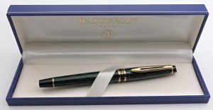 Pens - WATERMAN-Sphere Pen-Green resin body...