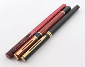 Pens - WATERMAN -Batch of 3 Fountain Pens- No.1...