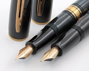 Pens - WATERMAN -Batch of 2 Fountain Pens- Cor...