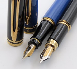 Pens - WATERMAN -Batch of 2 Fountain Pens- Cor...