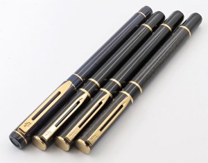 Pens - WATERMAN -Batch of 4 Fountain Pens- Cor...